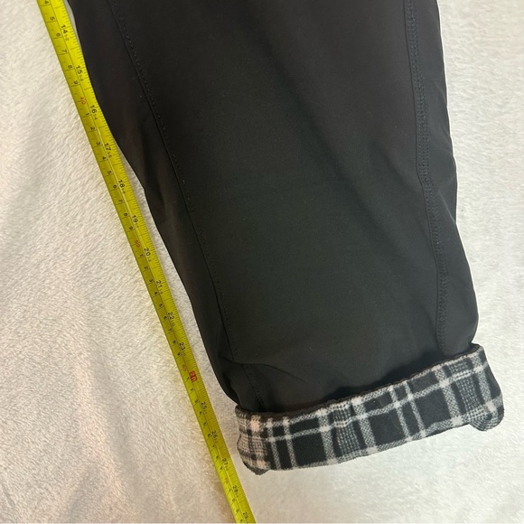 Eddie Bauer Flannel Lined Black Pants size 12 Woman - Picture 13 of 14